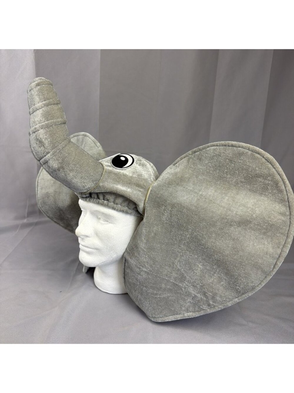 Adult Elephant Costume Ears Headband Trunk Masquerade Zoo Safari Dumbo Babar